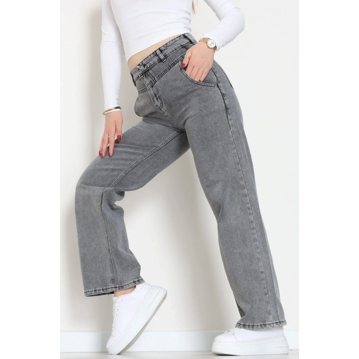 Palazzo Kot Pantolon Gri - 31847.2121.