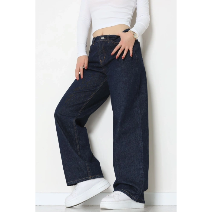 Palazzo Kot Pantolon Koyulacivert - 31554.2088.