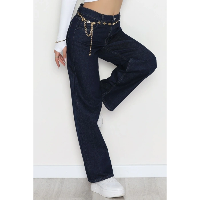 Palazzo Kot Pantolon Lacivert - 31554.2088.