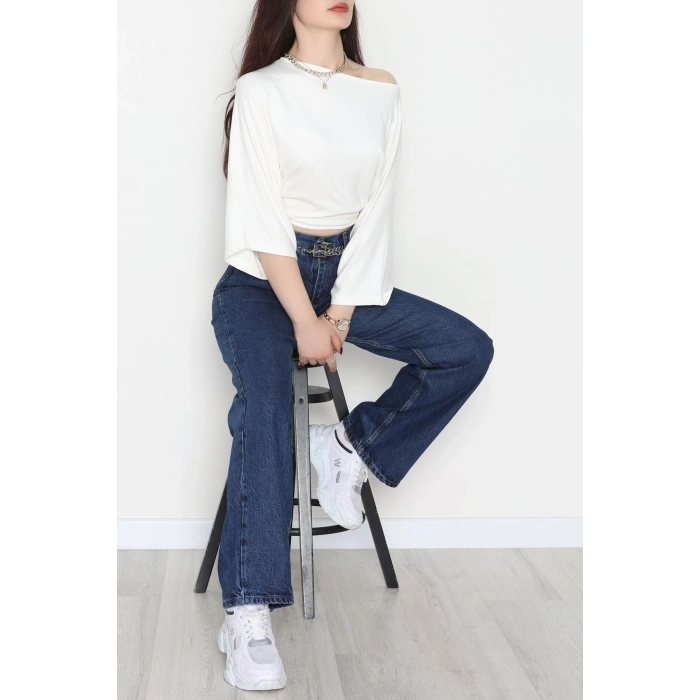 Palazzo Kot Pantolon Lacivert - 31734.1606.