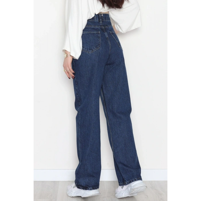 Palazzo Kot Pantolon Lacivert - 31734.1606.