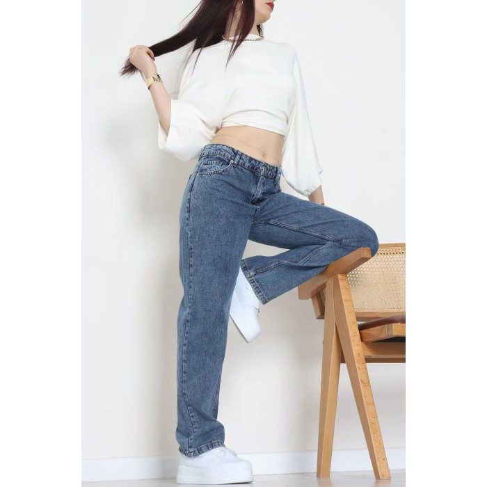 Palazzo Kot Pantolon Mavi - 31830.1904.