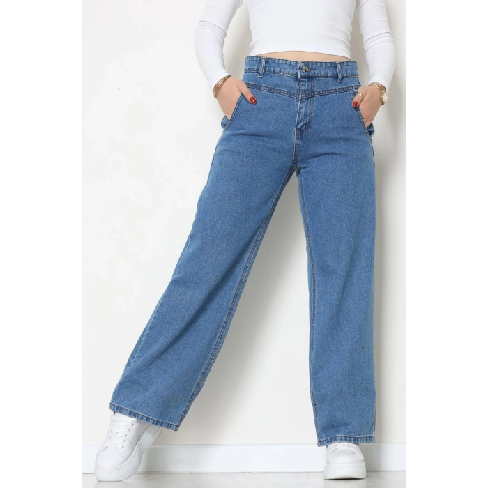 Palazzo Kot Pantolon Mavi - 31847.2121.