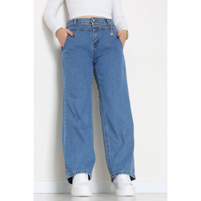 Palazzo Kot Pantolon Mavi - 31847.2121.