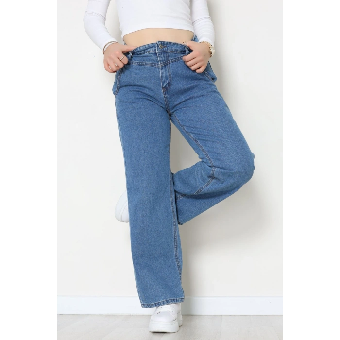 Palazzo Kot Pantolon Mavi - 31847.2121.