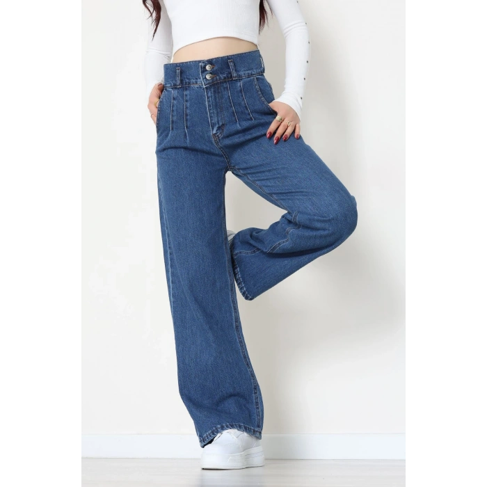 Palazzo Kot Pantolon Mavi - 31848.2121.