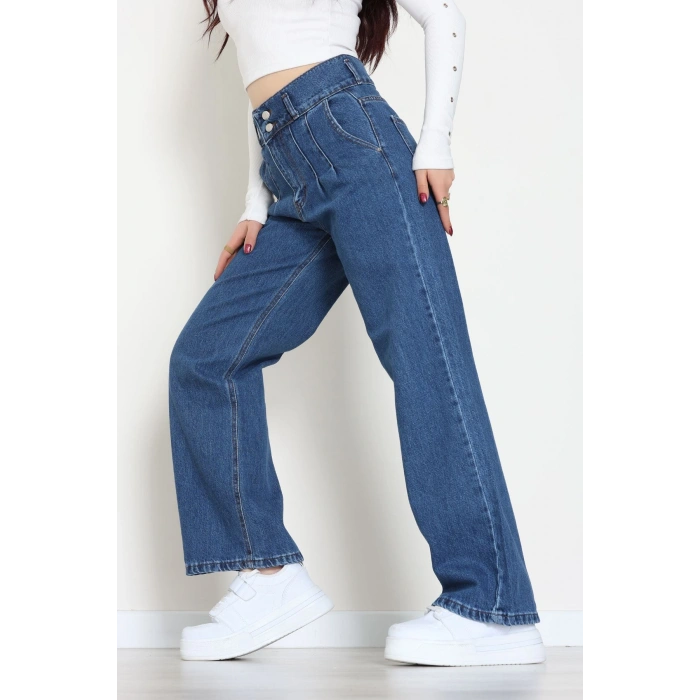 Palazzo Kot Pantolon Mavi - 31848.2121.