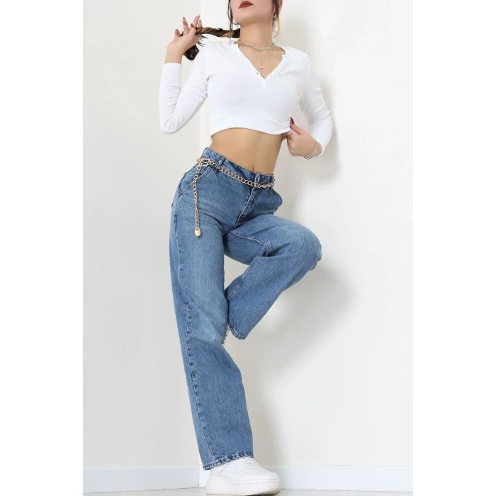 Palazzo Kot Pantolon Mavi - 31901.1904.