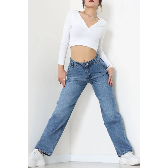 Palazzo Kot Pantolon Mavi - 31901.1904.