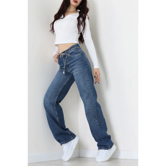 Palazzo Kot Pantolon Mavi - 31904.1566.