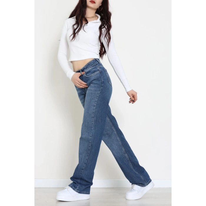 Palazzo Kot Pantolon Mavi - 31904.1566.