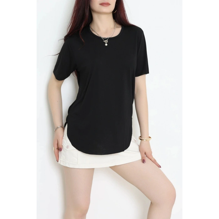 Pamuk Polyester Tişört Siyah - 80714.275.
