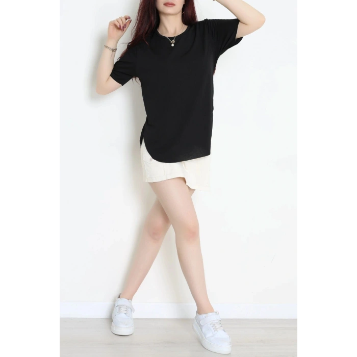 Pamuk Polyester Tişört Siyah - 80714.275.