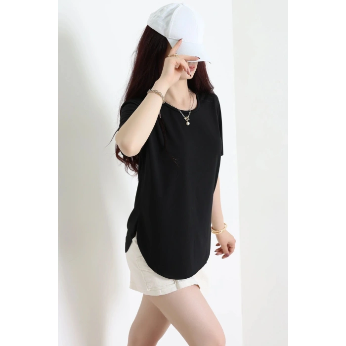 Pamuk Polyester Tişört Siyah - 80714.275.