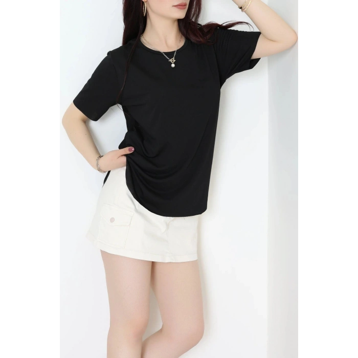 Pamuk Polyester Tişört Siyah - 80714.275.
