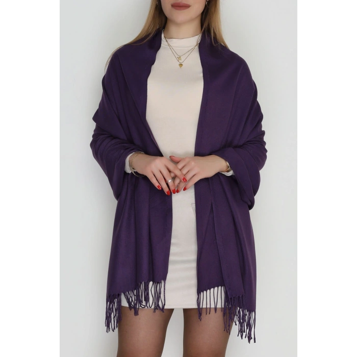 Paşmina Şal Mürdüm - 70866.1736.