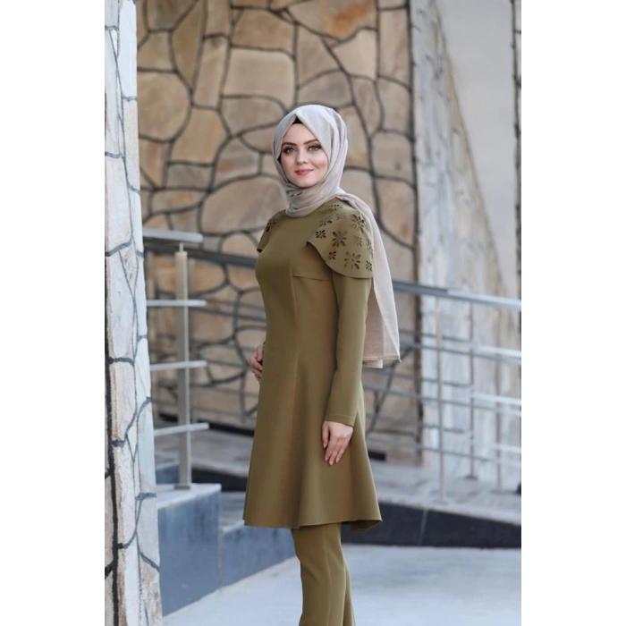 Pelerinli Takım Elbise mc0034 Haki