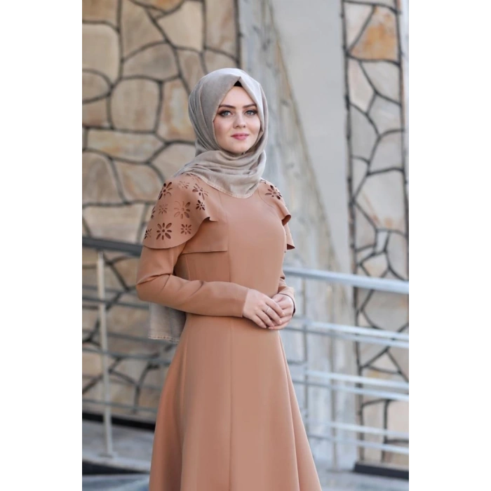 Pelerinli Takım Elbise mc0034 Taba