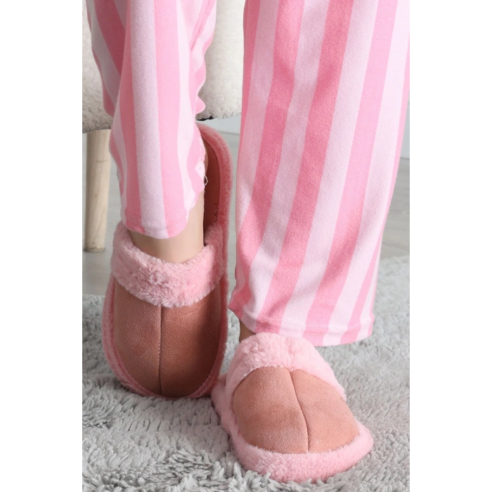 Peluş Ev Terliği Pudra - 31626.264.