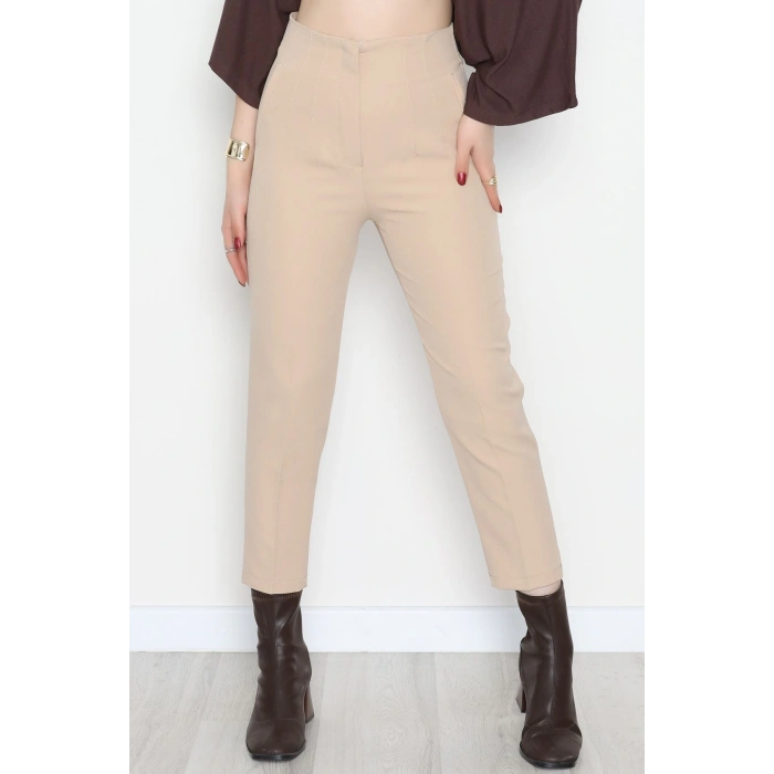 Pensli Havuç Pantolon Bej - 51215.1779.