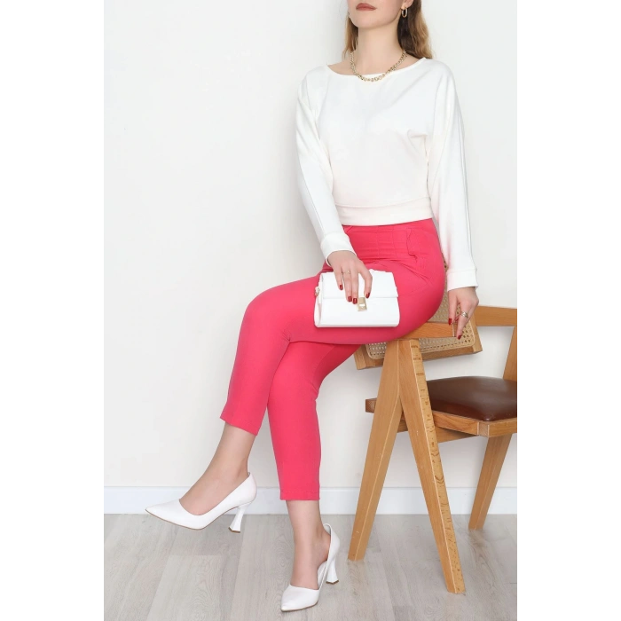 Pensli Havuç Pantolon Fuşya - 51215.1779.