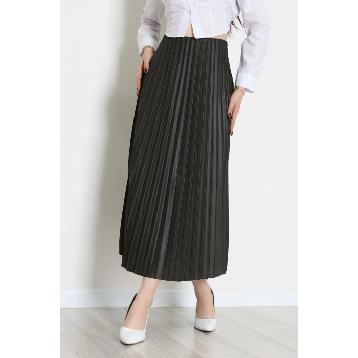 Pileli Etek Haki - 52207.1005.