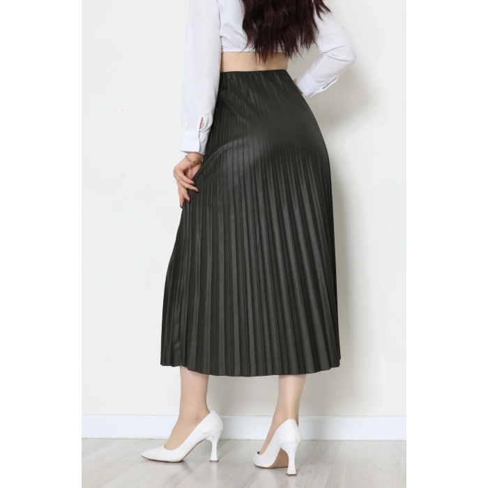 Pileli Etek Haki - 52207.1005.