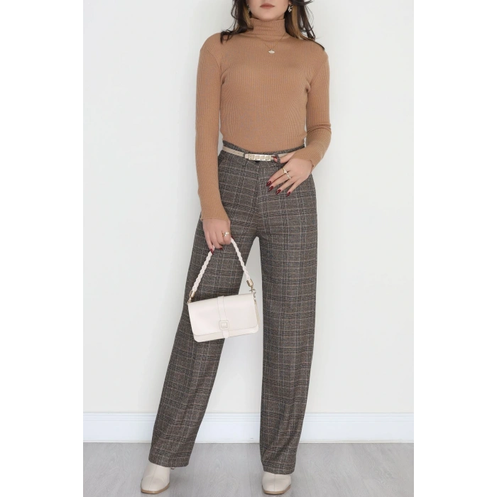 Poliviskon Cepli Bol Paça Pantolon Kahve - 51029.1920.