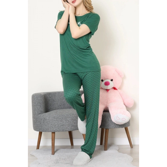 Poliviskon Pijama Takım Zümrüt - 50779.1773.