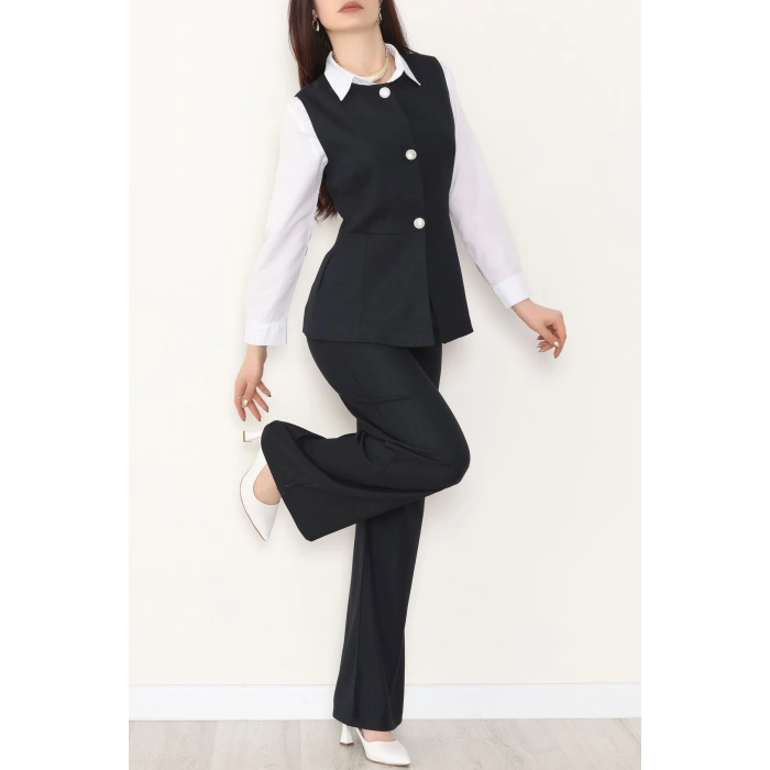 Poliviskon Yelekli Takım Lacivert - 9248.424.