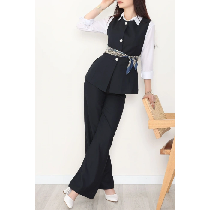 Poliviskon Yelekli Takım Lacivert - 9248.424.