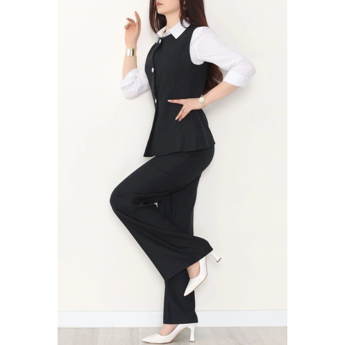 Poliviskon Yelekli Takım Lacivert - 9248.424.