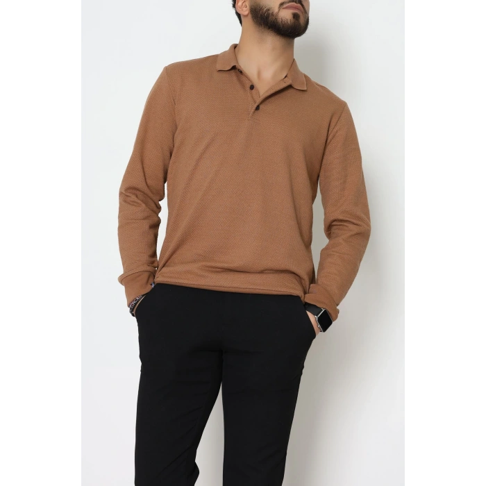 Polo Yaka Erkek Sweat Sütlükahve - 25970.2125.