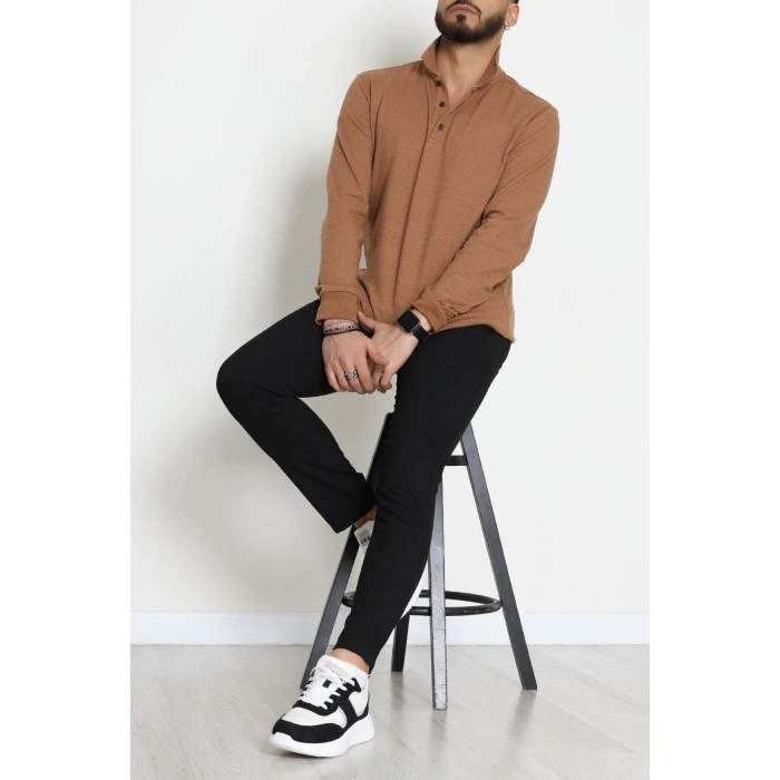 Polo Yaka Erkek Sweat Sütlükahve - 25970.2125.