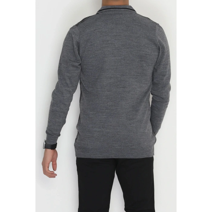 Polo Yaka Erkek Triko Füme - 2570.2052.