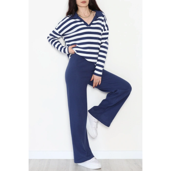 Polo Yaka Raporlu İnterlok Takım Lacibeyaz - 42738.1567.