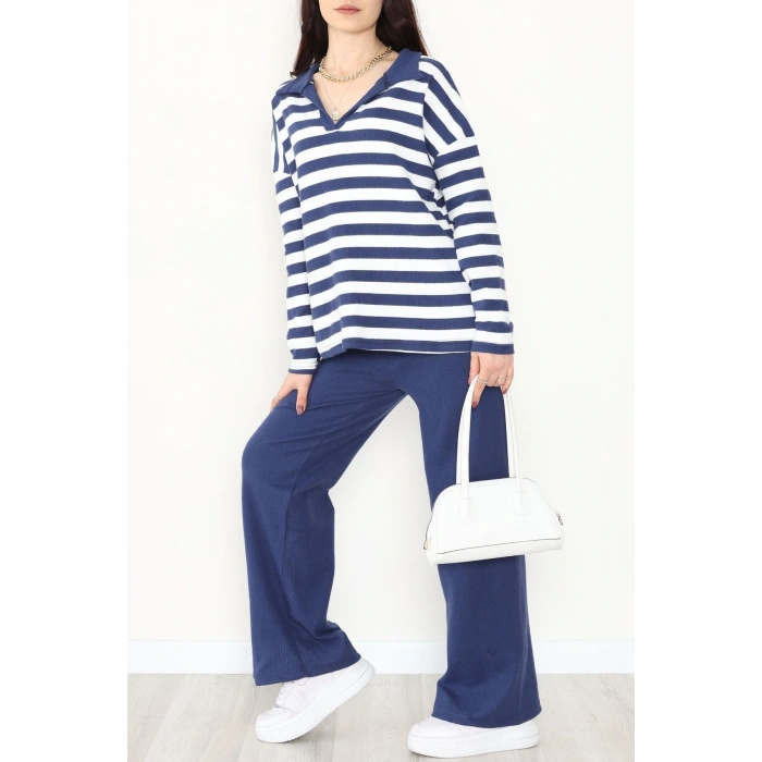 Polo Yaka Raporlu İnterlok Takım Lacibeyaz - 42738.1567.