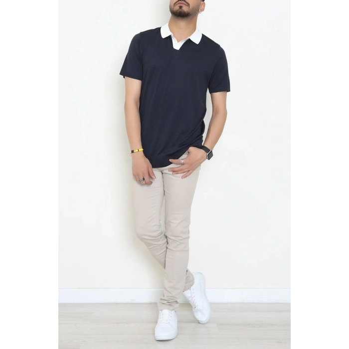 Polo Yaka Triko Tişört Lacivert - 71597.2167.