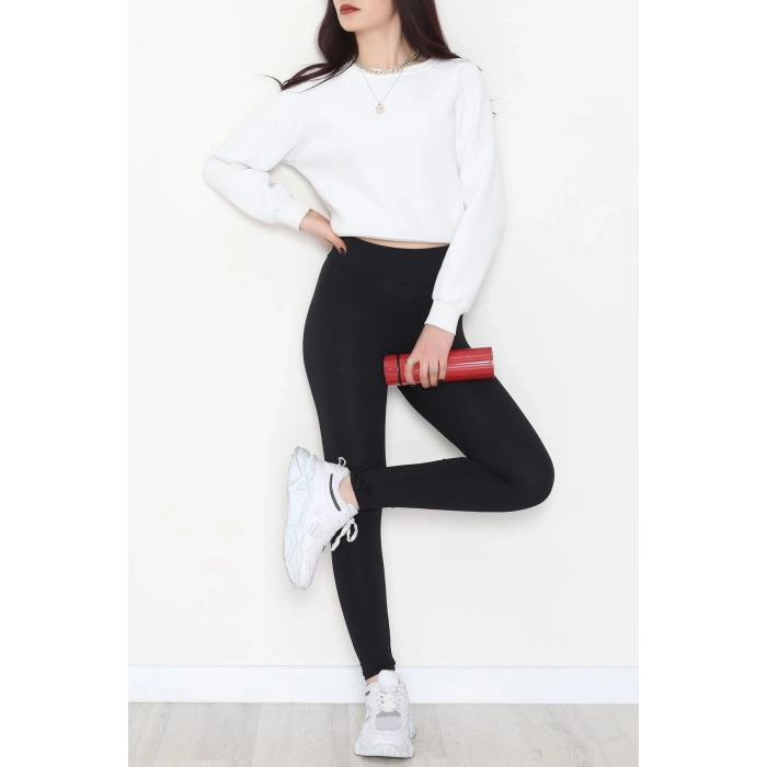 Polyamid Kumaş Tayt Siyah - 42744.1871.