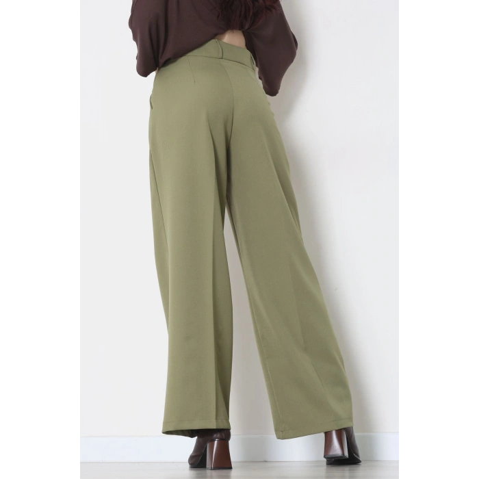 Premium Pileli Palazzo Pantolon Çağla - 51609.683.