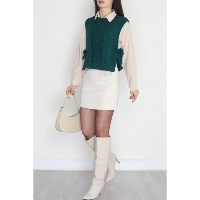 Püsküllü Süveter Nefti - 355.1577.