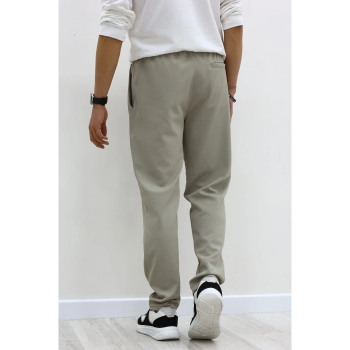 Rahat Kesim Penye Pike Erkek Pantolon Açıkhaki - 81377.1837.