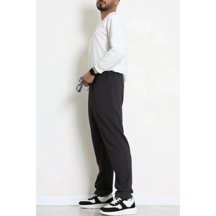 Rahat Kesim Penye Pike Erkek Pantolon Antrasit - 81377.1837.