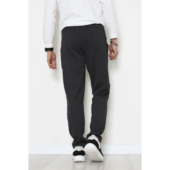 Rahat Kesim Penye Pike Erkek Pantolon Antrasit - 81377.1837.