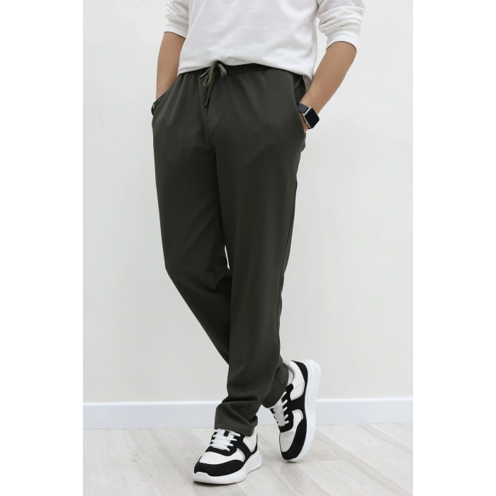 Rahat Kesim Penye Pike Erkek Pantolon Haki - 81377.1837.