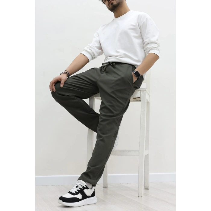 Rahat Kesim Penye Pike Erkek Pantolon Haki - 81377.1837.
