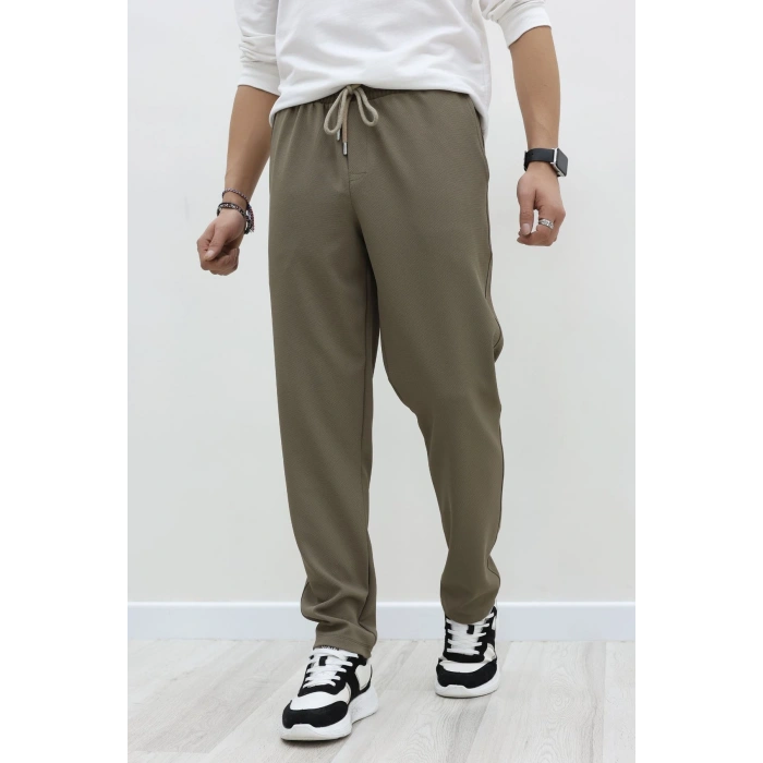 Rahat Kesim Penye Pike Erkek Pantolon Kahve - 81377.1837.