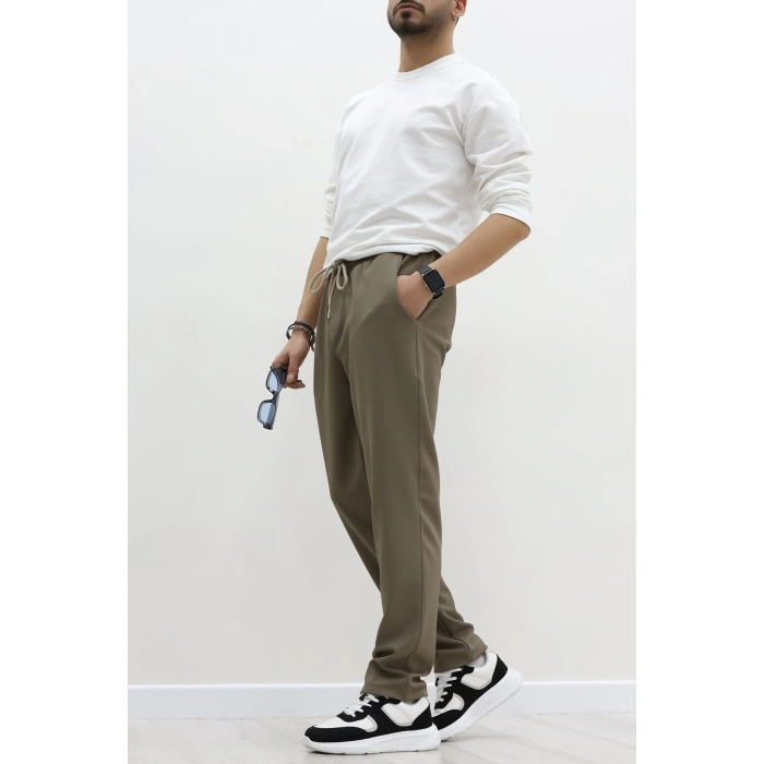 Rahat Kesim Penye Pike Erkek Pantolon Kahve - 81377.1837.