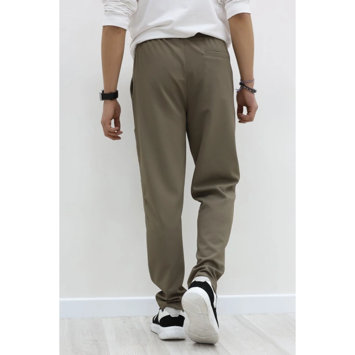 Rahat Kesim Penye Pike Erkek Pantolon Kahve - 81377.1837.