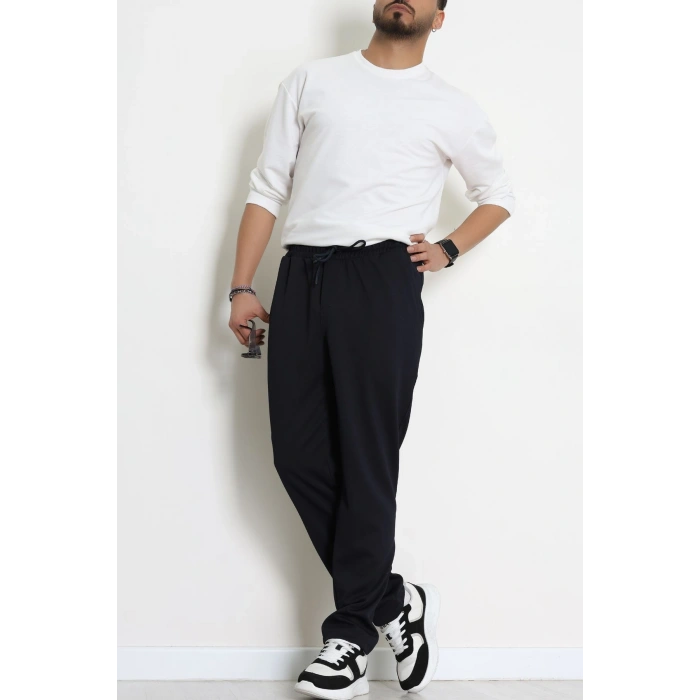 Rahat Kesim Penye Pike Erkek Pantolon Koyulacivert - 81377.1837.